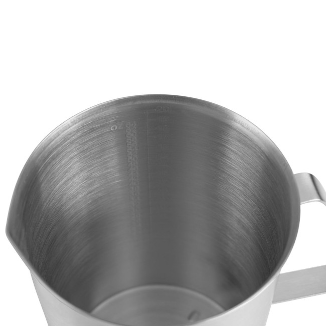 Мензурка нержавеющая сталь 2000 мл. с ручкой