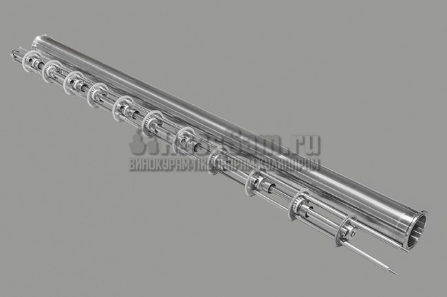 Нержавеющий узел для соединения тарельчатых вставок колонн ХД/2