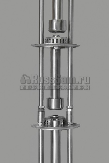 Нержавеющий узел для соединения тарельчатых вставок колонн ХД/2
