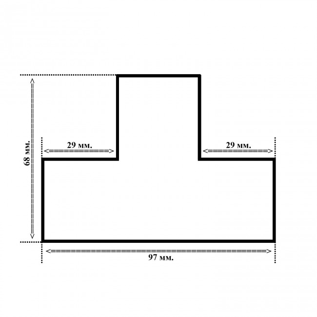Тройник 38*1,5 AISI