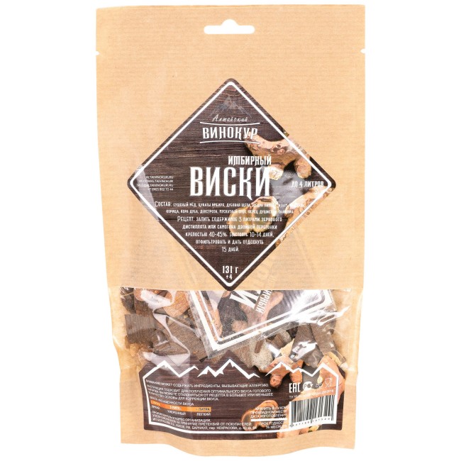 Набор для приготовления настойки "Виски Имбирный" Набор для приготовления настойки "Виски Имбирный"