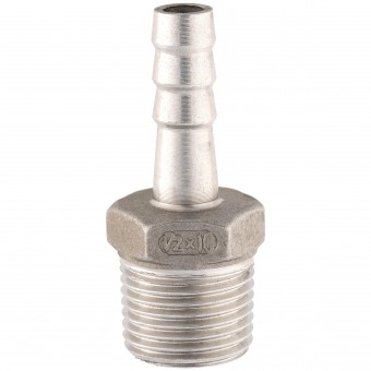 Штуцер ёлочка НР 1/2" AISI 10 мм Штуцер ёлочка НР 1/2" AISI 10 мм