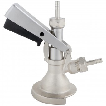 Заборная головка тип "А" из нержавеющей стали с штуцерами 