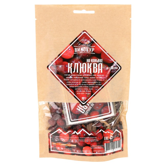 Набор для приготовления настойки "Клюква на Коньяке"