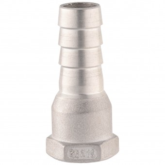 Штуцер ёлочка ВР 3/8" AISI 15 мм