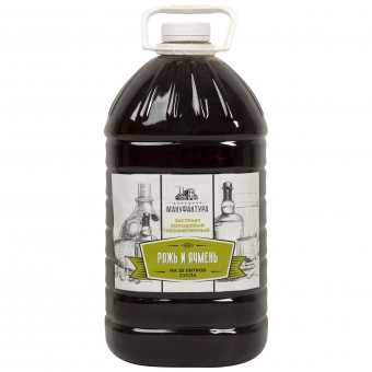 Жидкий неохмеленный солодовый экстракт "Рожь и ячмень" 4,1 кг. 
