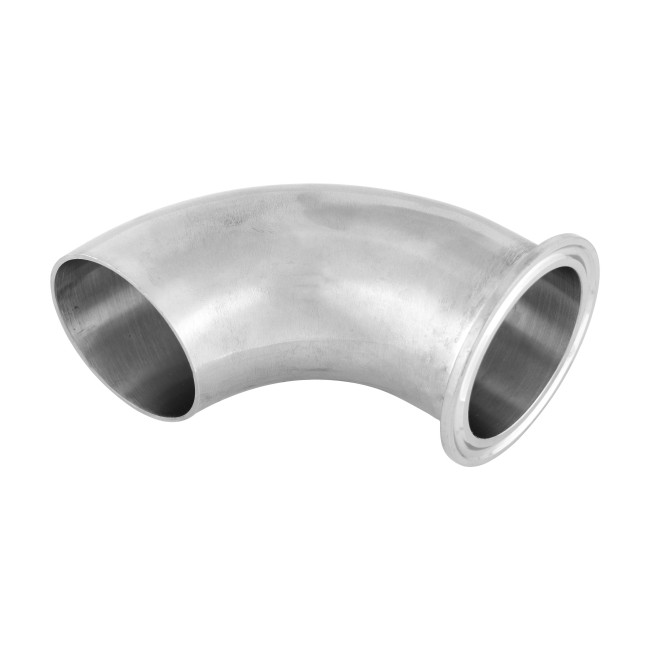 Отвод 90° 51*1,5 + CLAMP 2,0" DN 51 AISI