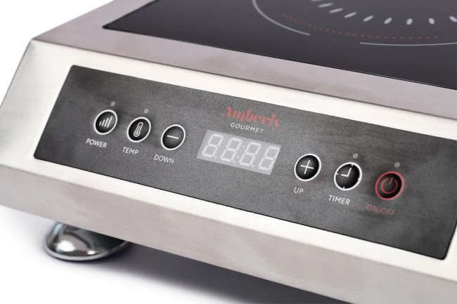 Плита индукционная Amberly Gourmet 3500 Вт модель IC1120-PRO Плита индукционная Amberly Gourmet 3500 Вт модель IC1120-PRO