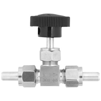 Кран игольчатый под приварку трубка 8 мм. нерж. Кран игольчатый под приварку трубка 8 мм. нерж.