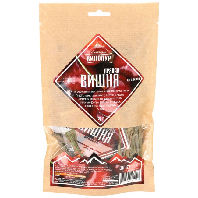 Набор для приготовления настойки "Вишня Пряная"