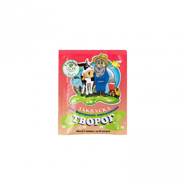 Закваска Lactofarm Eco "Творог" 2 гр., ферма