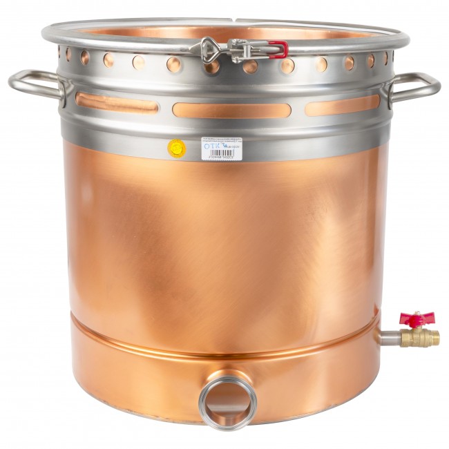 Куб ХД-50/ун maxima (D400) медный с индукционным дном с Clamp 2.0" под ТЭН Куб ХД-50/ун maxima (D400) медный с индукционным дном с Clamp 2.0" под ТЭН