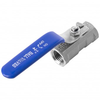 Кран шаровый ВР ВР 1/4" AISI полупроходной Кран шаровый ВР ВР 1/4" AISI полупроходной