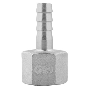 Штуцер ёлочка ВР 1/2" AISI 10 мм