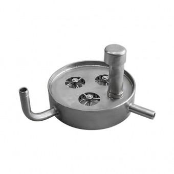 Уровень с узлом промежуточного отбора для модульной  тарельчатой колонны Д80 Уровень с узлом промежуточного отбора для модульной  тарельчатой колонны Д80