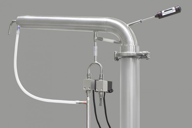 Переходник для установки двух клапанов отбора