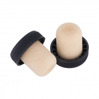 Пробка полимерная Т-образная черная 19,5 мм