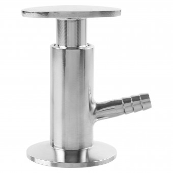 Кран пробоотборный CLAMP 1,5" AISI  Кран пробоотборный CLAMP 1,5" AISI