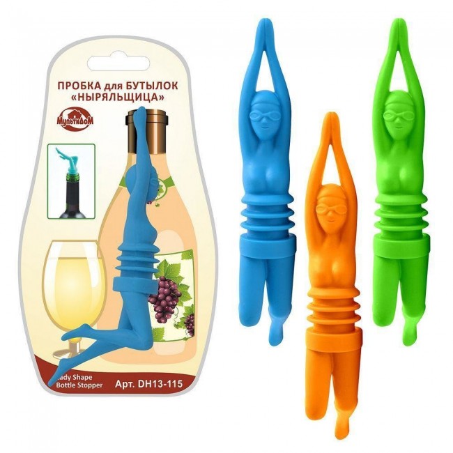 Пробка для бутылки "Ныряльщица"