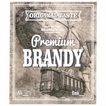 Этикетка самоклеящаяся "BRANDY" 85*100 мм Этикетка самоклеящаяся "BRANDY" 85*100 мм