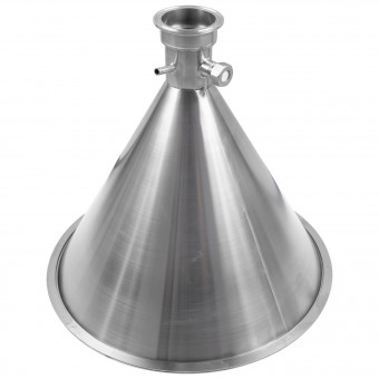 Конусная крышка "аламбик" D-360 CLAMP 2,5" Конусная крышка "аламбик" D-360 CLAMP 2,5"