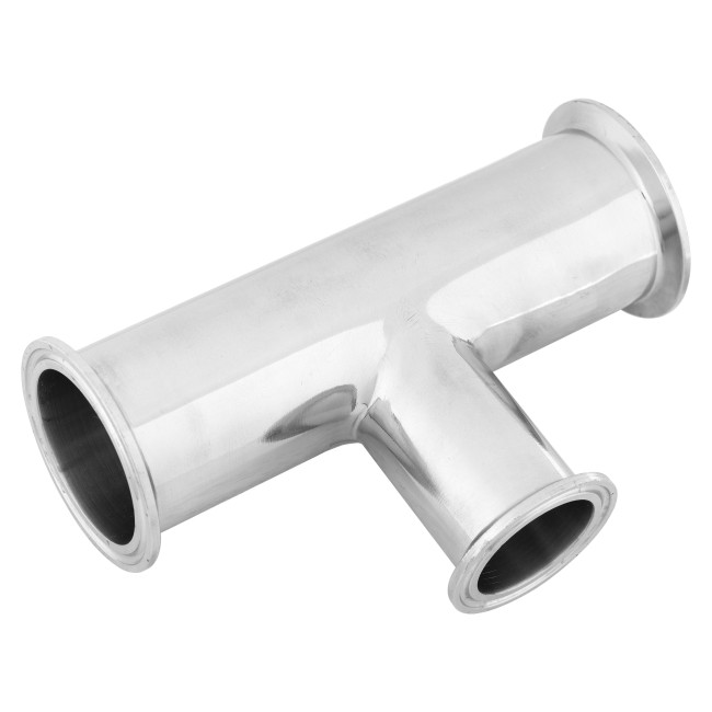 Тройник CLAMP 2,0" DN 51 боковой отвод 1,5" DN 38 AISI