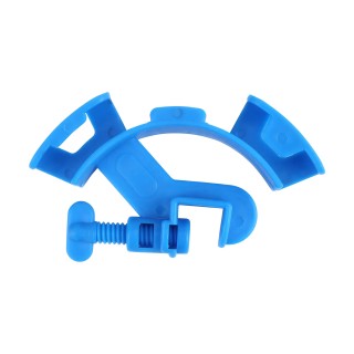 Клипса с фиксатором и перегибом под трубку 16 мм