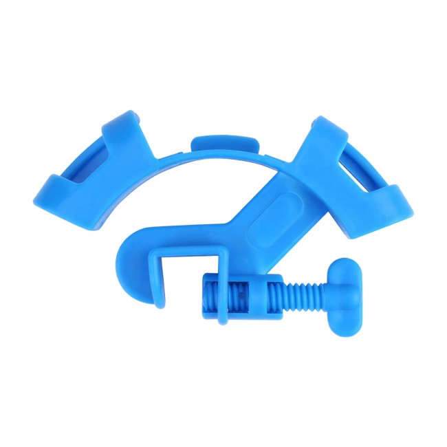 Клипса с фиксатором и перегибом под трубку 16 мм Клипса с фиксатором и перегибом под трубку 16 мм