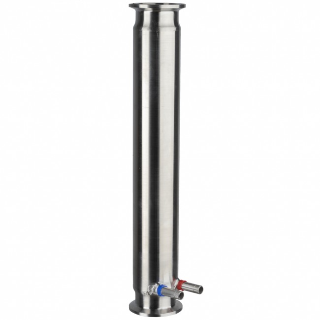 Царга d-38 L-280 мм. CLAMP 1,5" DN 35 AISI с холодильником Димрота Царга d-38 L-280 мм. CLAMP 1,5" DN 35 AISI с холодильником Димрота