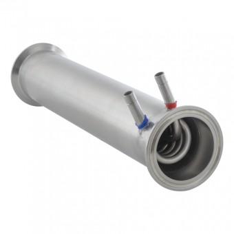 Царга d-38 L-280 мм. CLAMP 1,5" DN 35 AISI с холодильником Димрота