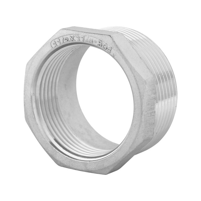 Футорка ВР 1 1/4" - НР 1 1/2" AISI