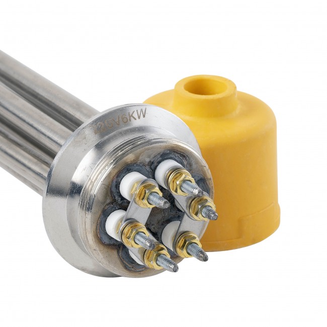 ТЭН 6,0 кВт нерж. сталь Clamp 2.0" 220 V Китай