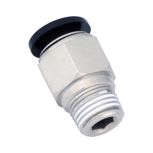 Штуцер НР 1/4" быстросъёмное соединение 10 мм