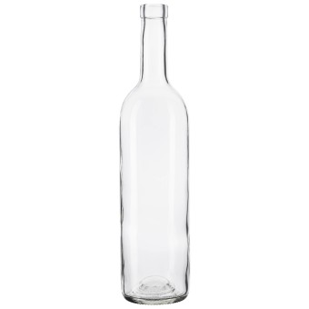 Бутылка "Бордо" бесцветная 0,75 л. Бутылка "Бордо" бесцветная 0,75 л.