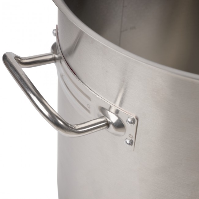 Кастрюля 12 л, тройное дно 25*25 с крышкой (котёл)