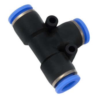 Тройник быстросъёмный PE-8 мм