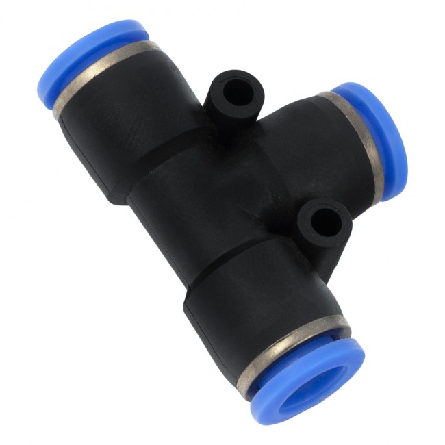 Тройник быстросъёмный PE-8 мм Тройник быстросъёмный PE-8 мм