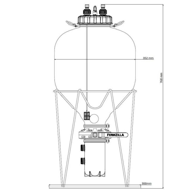 ЦКТ FermZilla 27 литров ЦКТ FermZilla 27 литров