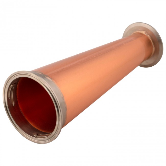 Конус "Аламбик 21" медь с соединением CLAMP 3.0" Конус "Аламбик 21" медь с соединением CLAMP 3.0"