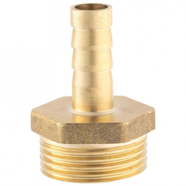 Штуцер ёлочка НР 3/4" латунь 10 мм. 