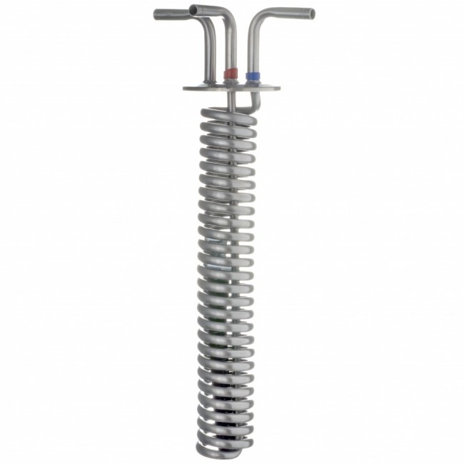 Холодильник Димрота Clamp 1.5" трубка 6 мм. Холодильник Димрота Clamp 1.5" трубка 6 мм.