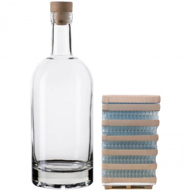 Бутылка "Стандарт" 1,0 л. с пробкой полимерной Т-образной паллет 762 шт.