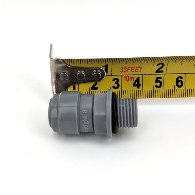 Коннектор быстросъемный Duotight прямой НР 1/4" трубка 8 мм. Коннектор быстросъемный Duotight прямой НР 1/4" трубка 8 мм.