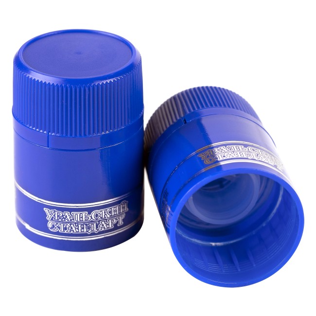 Колпачок полимерный 47 мм синий с дозатором Колпачок полимерный 47 мм синий с дозатором