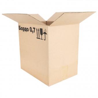 Гофро ящик с решеткой Бордо 12*0,75 л.