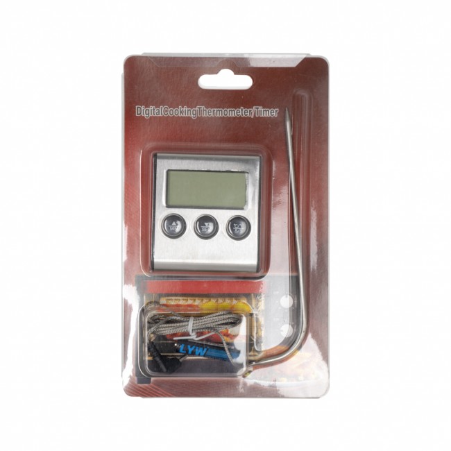 Термометр цифровой с выносным датчиком и звуковым оповещением