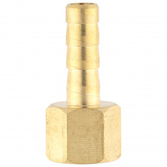 Штуцер ёлочка ВР 1/8" латунь 6 мм.  Штуцер ёлочка ВР 1/8" латунь 6 мм.