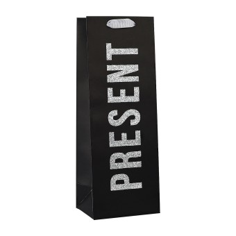 Пакет под бутылку подарочный "Present" Пакет под бутылку подарочный "Present"