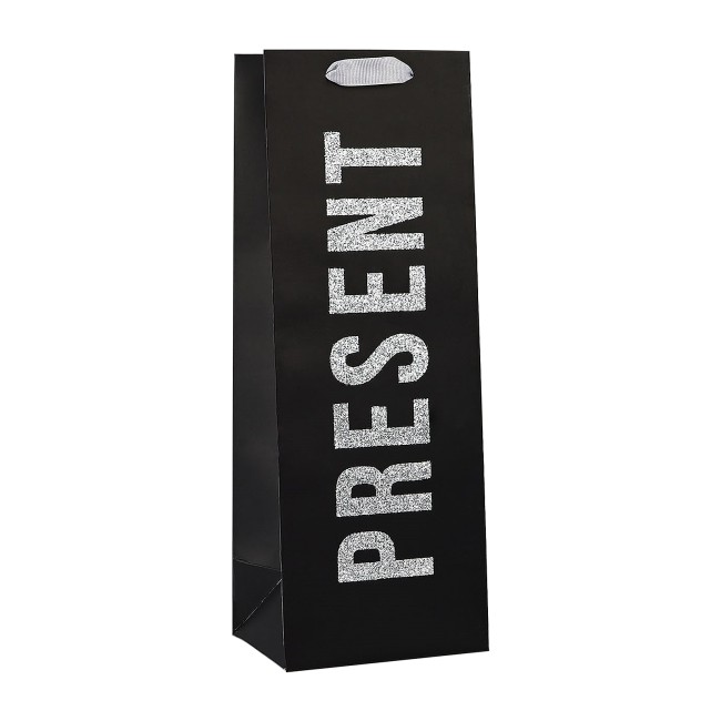 Пакет под бутылку подарочный "Present" Пакет под бутылку подарочный "Present"
