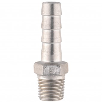 Штуцер ёлочка НР 1/4" AISI 10 мм Штуцер ёлочка НР 1/4" AISI 10 мм